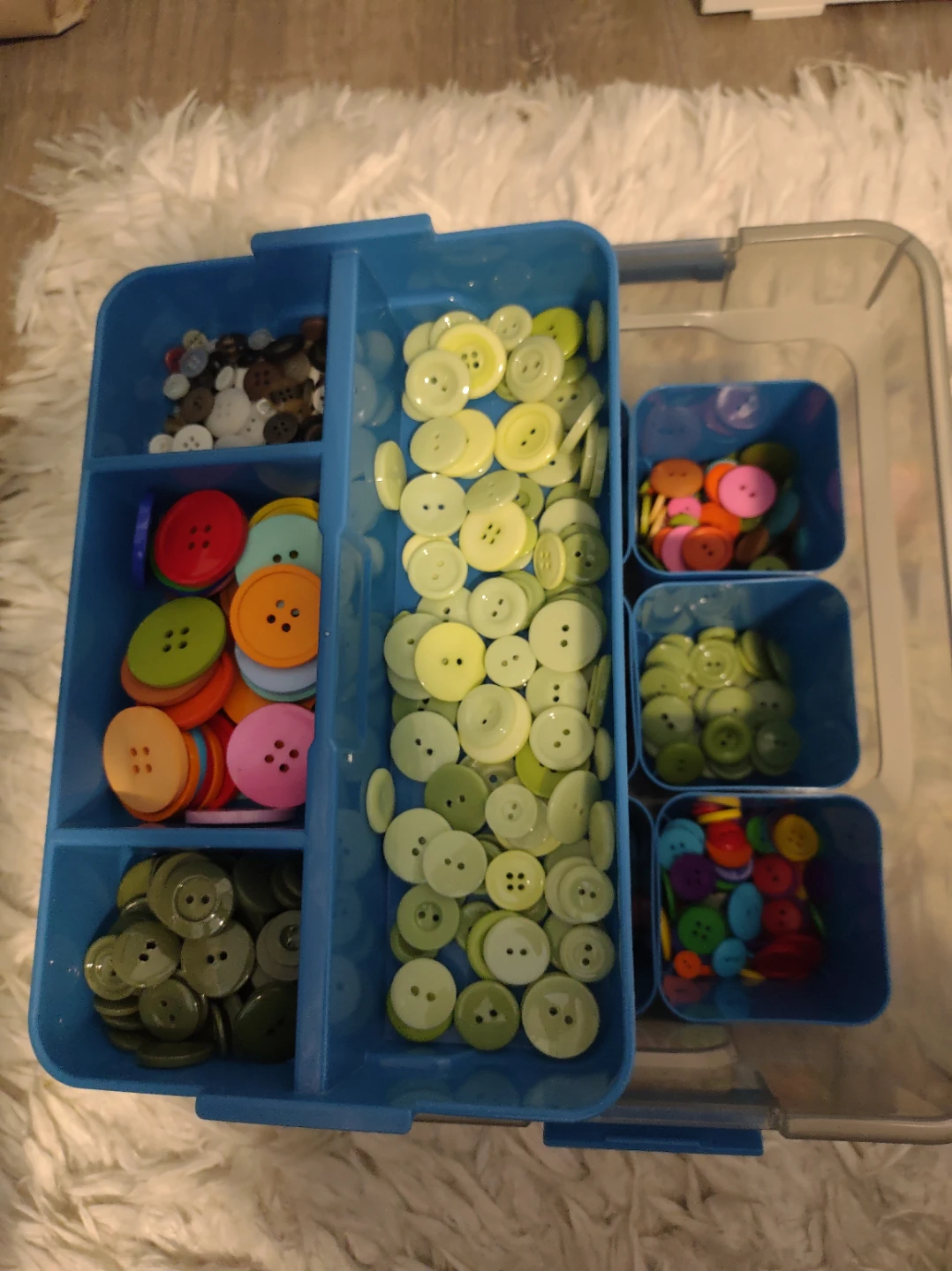 Assorted Craft Buttons with box - photo 4