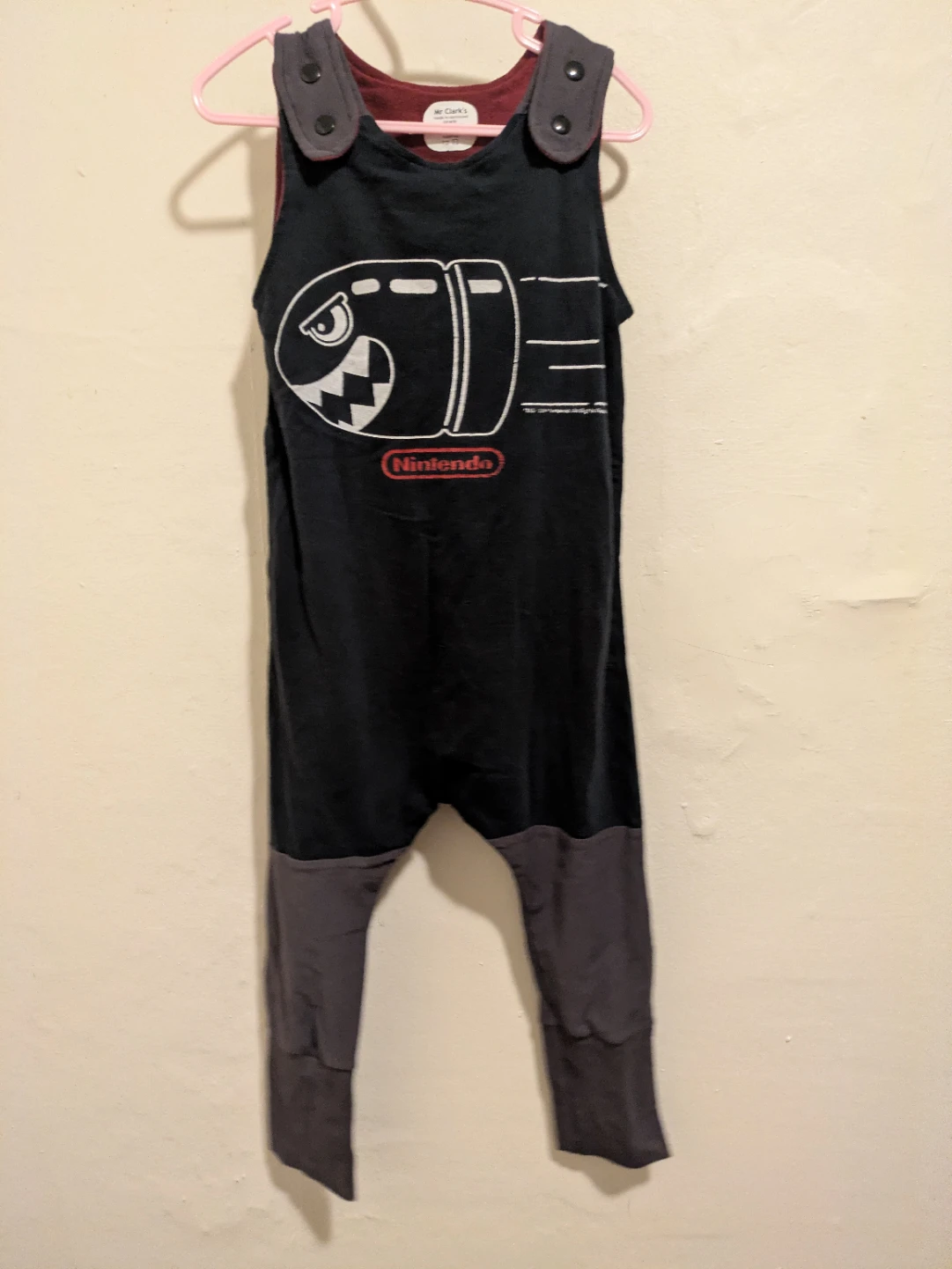 One of a Kind Nintendo Bullet Bill Romper Jumpsuit - photo 3