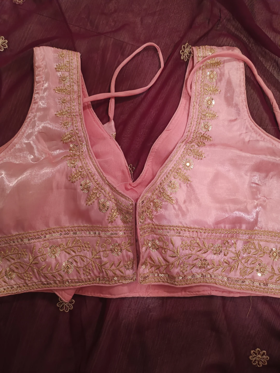 Brand new Pink Embellished Blouse Sleeves are also available - photo 3