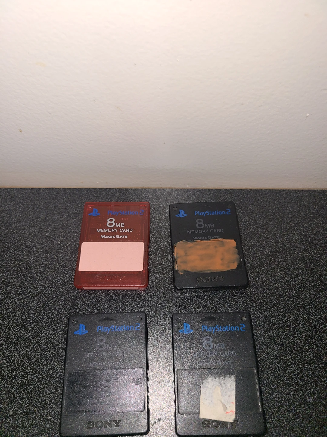 PlayStation 2 8MB Memory Cards