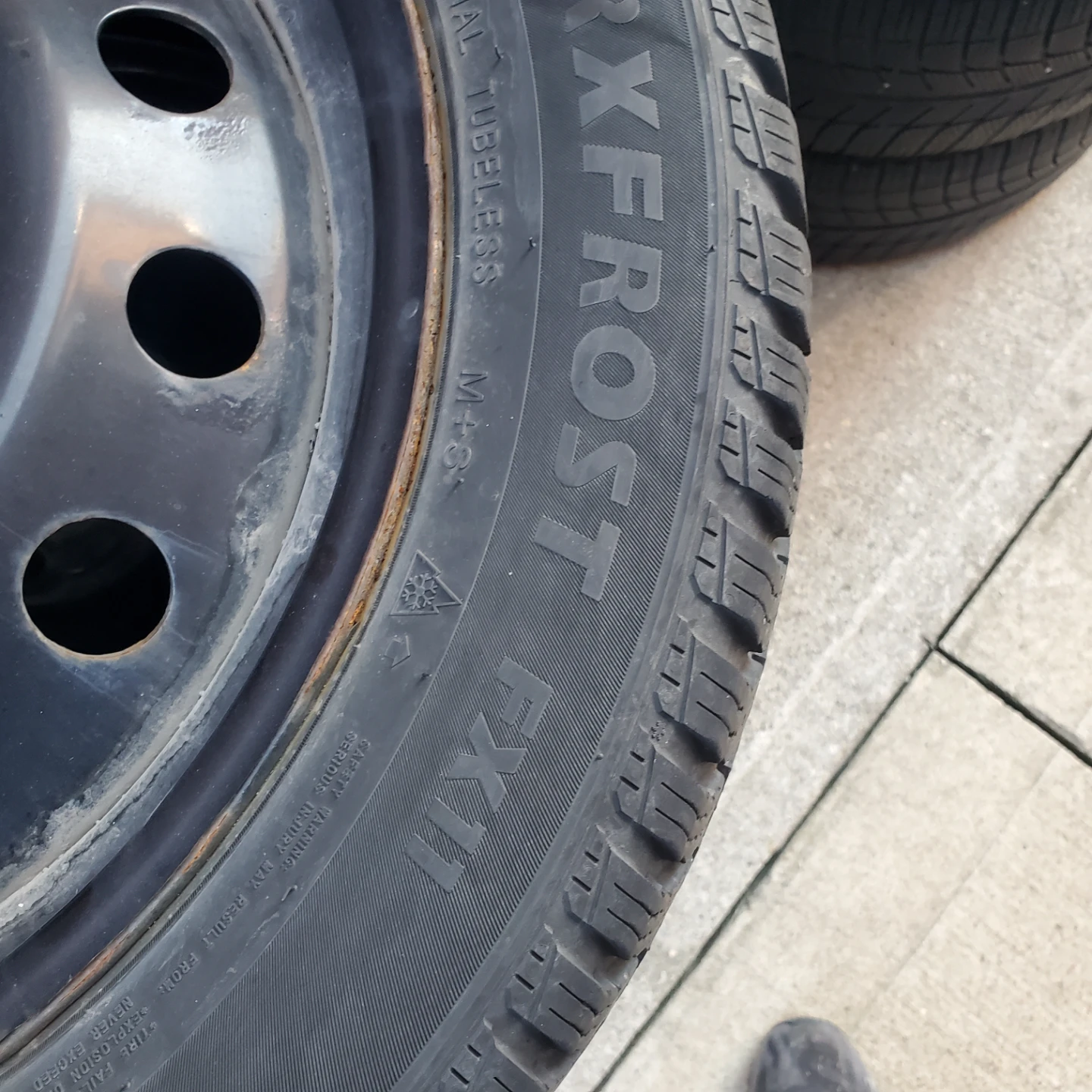 Winter Tire with Steel Rim - photo 3