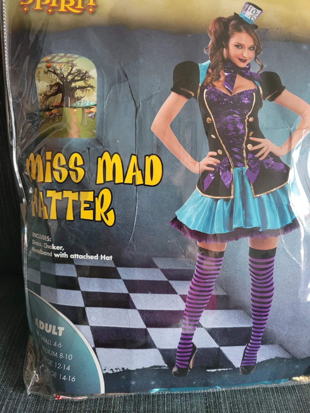 Spirit Miss Mad Hatter Costume