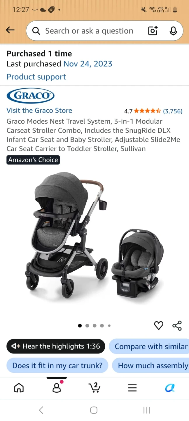 Graco Travel System Stroller & Infant Car Seat - photo 3