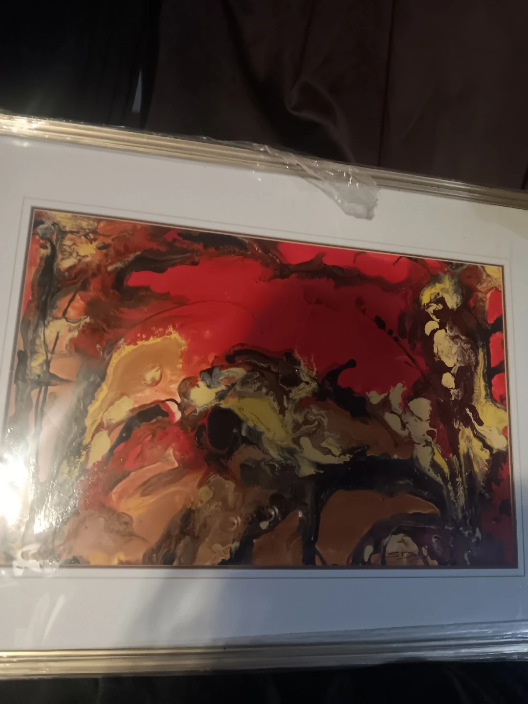 Framed Abstract Art Prints (Set of 2) - photo 3