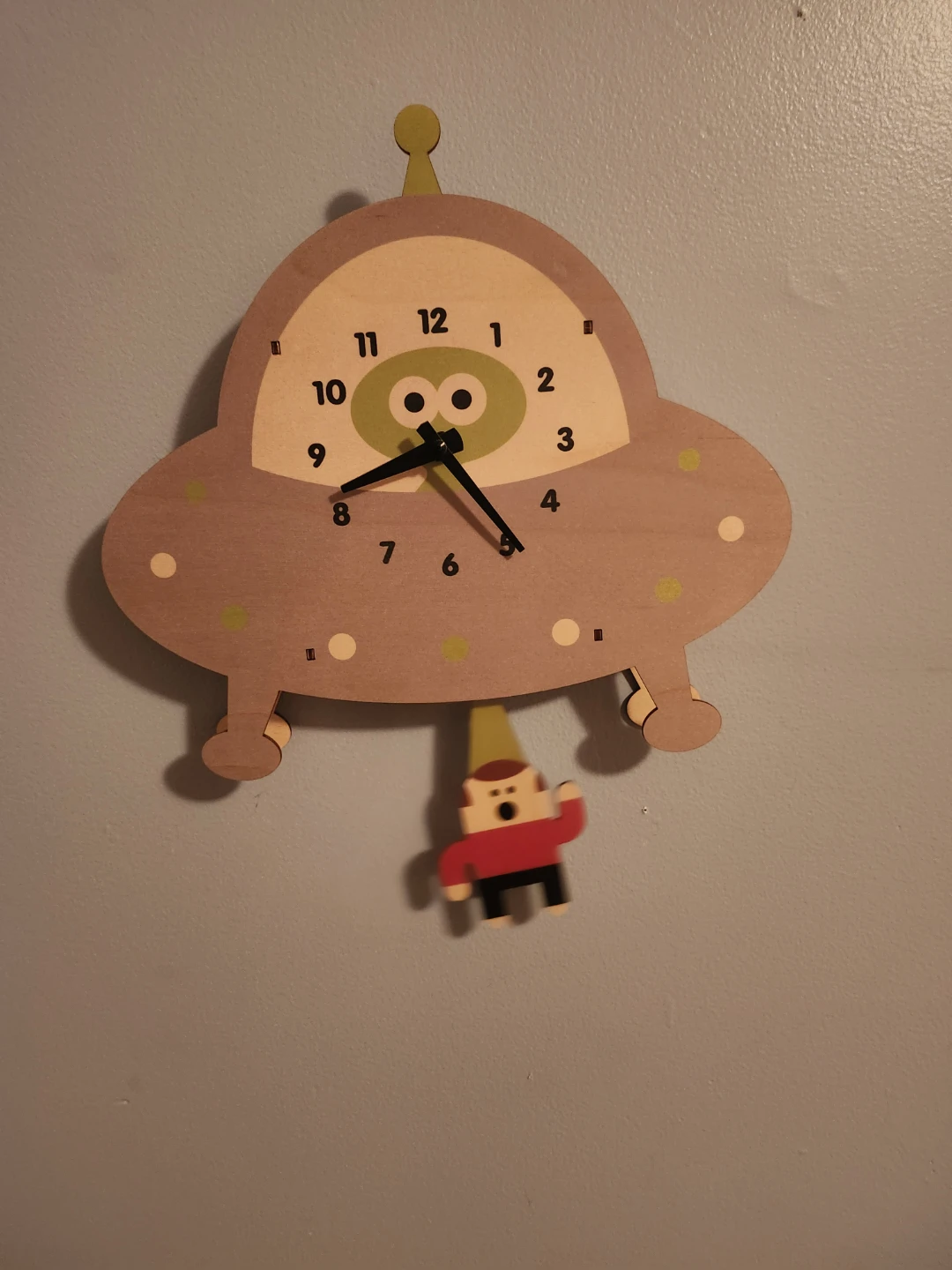 Modern Moose UFO Pendulum Clock