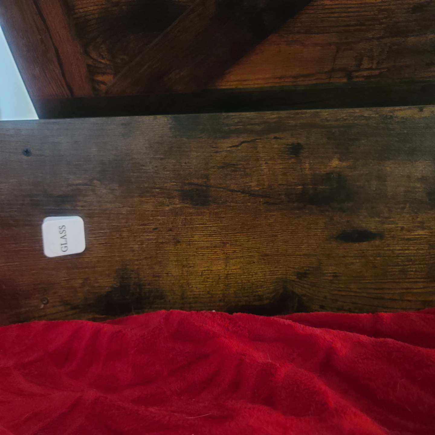 Rustic Wood Wall Cabinet with Towel Bars - photo 5
