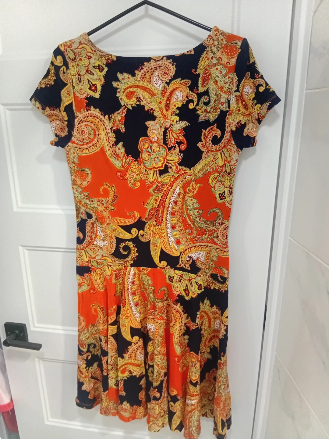 Robe style évasée à imprimé cachemire Lauren Ralph Lauren - photo 5