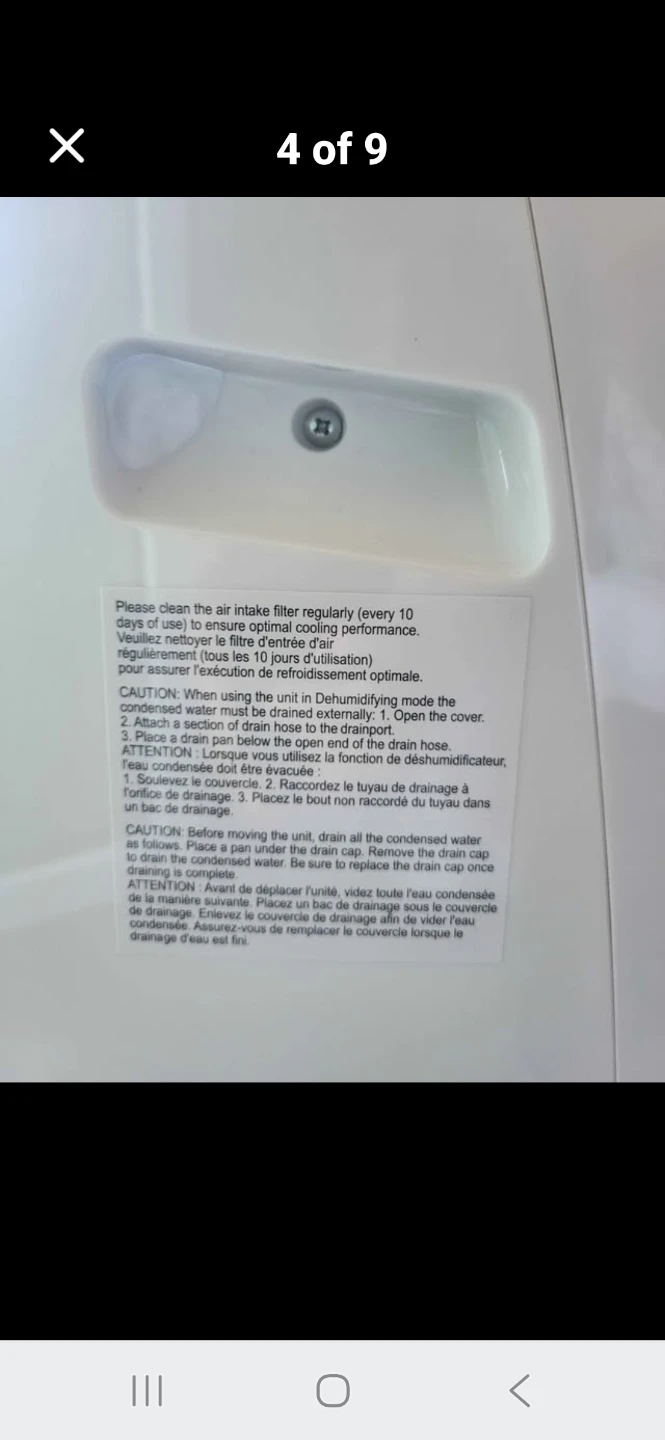 Danby Portable Air Conditioner - photo 4