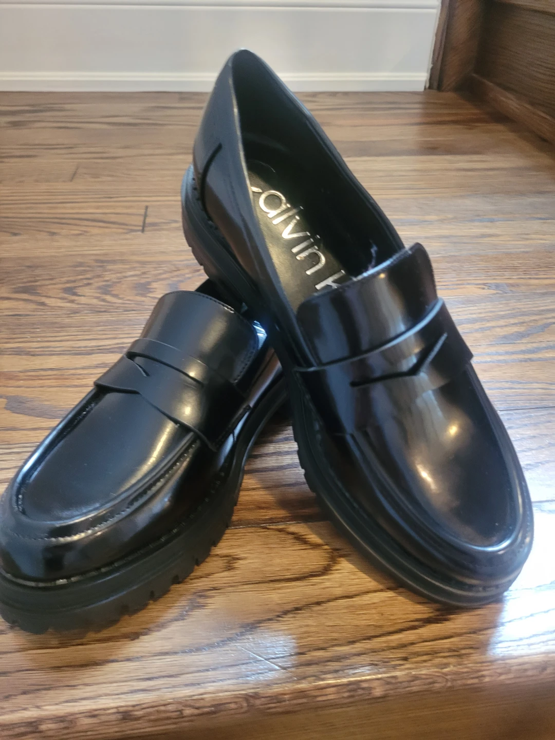 Calvin Klein Black Patent Loafers - photo 4