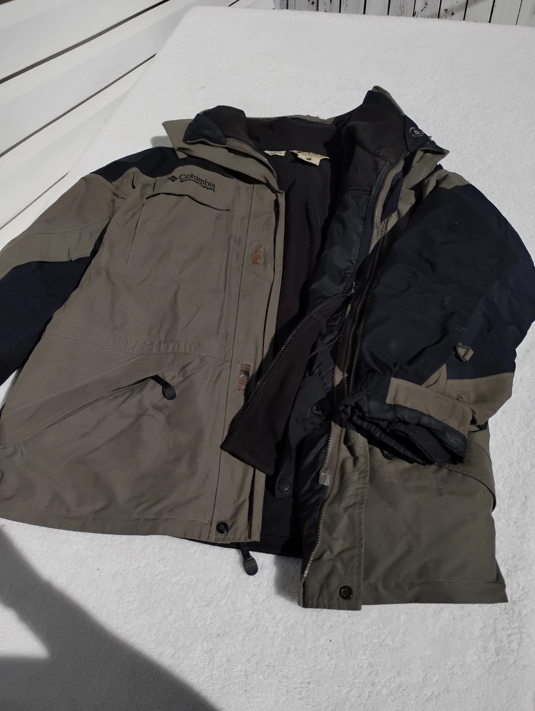 Men's XL 3 in 1 Columbia Titanium Omni-Tech Winter Jacket - photo 2