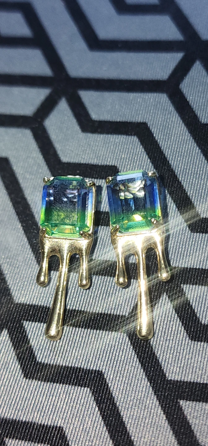 Drip Drop Gemstone Earrings - photo 2