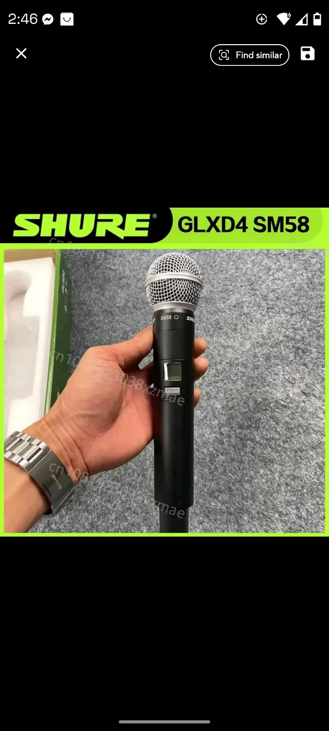 Shure GLXD4 SM58 Wireless Microphone System - photo 5