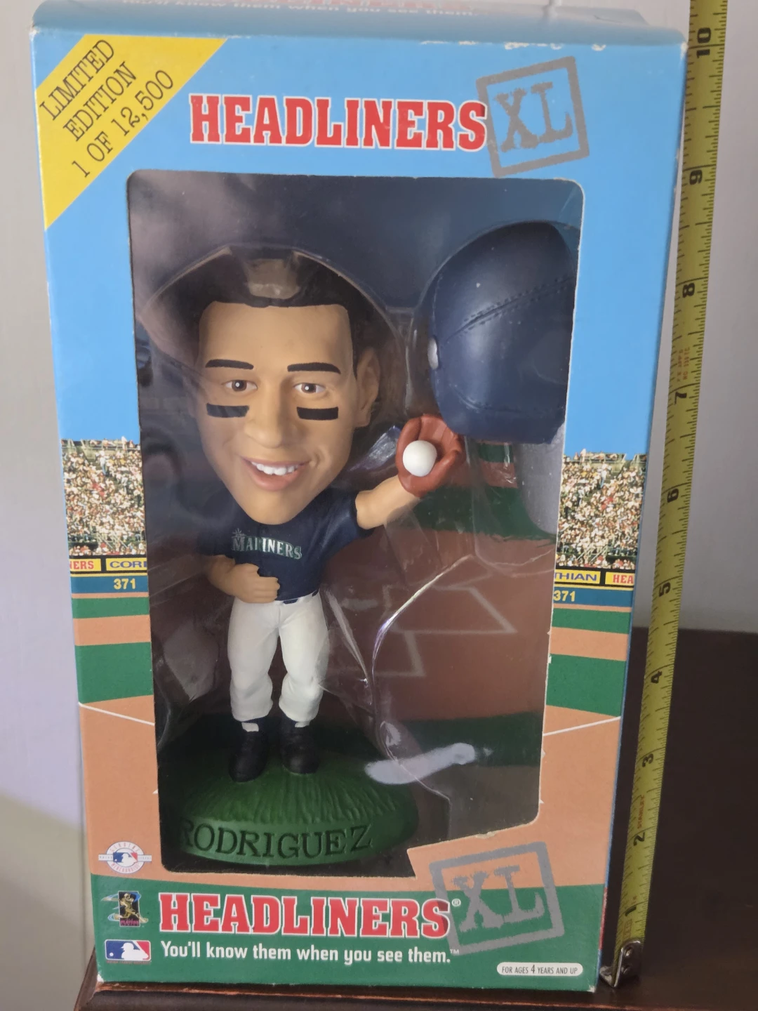 1998 Alex Rodriguez Seattle Mariners Headliners COA
