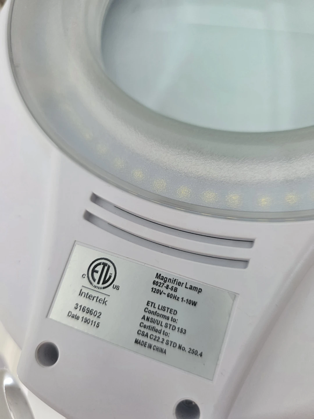 Professional esthetics LED magnifying lamp with rolling stand - photo 5
