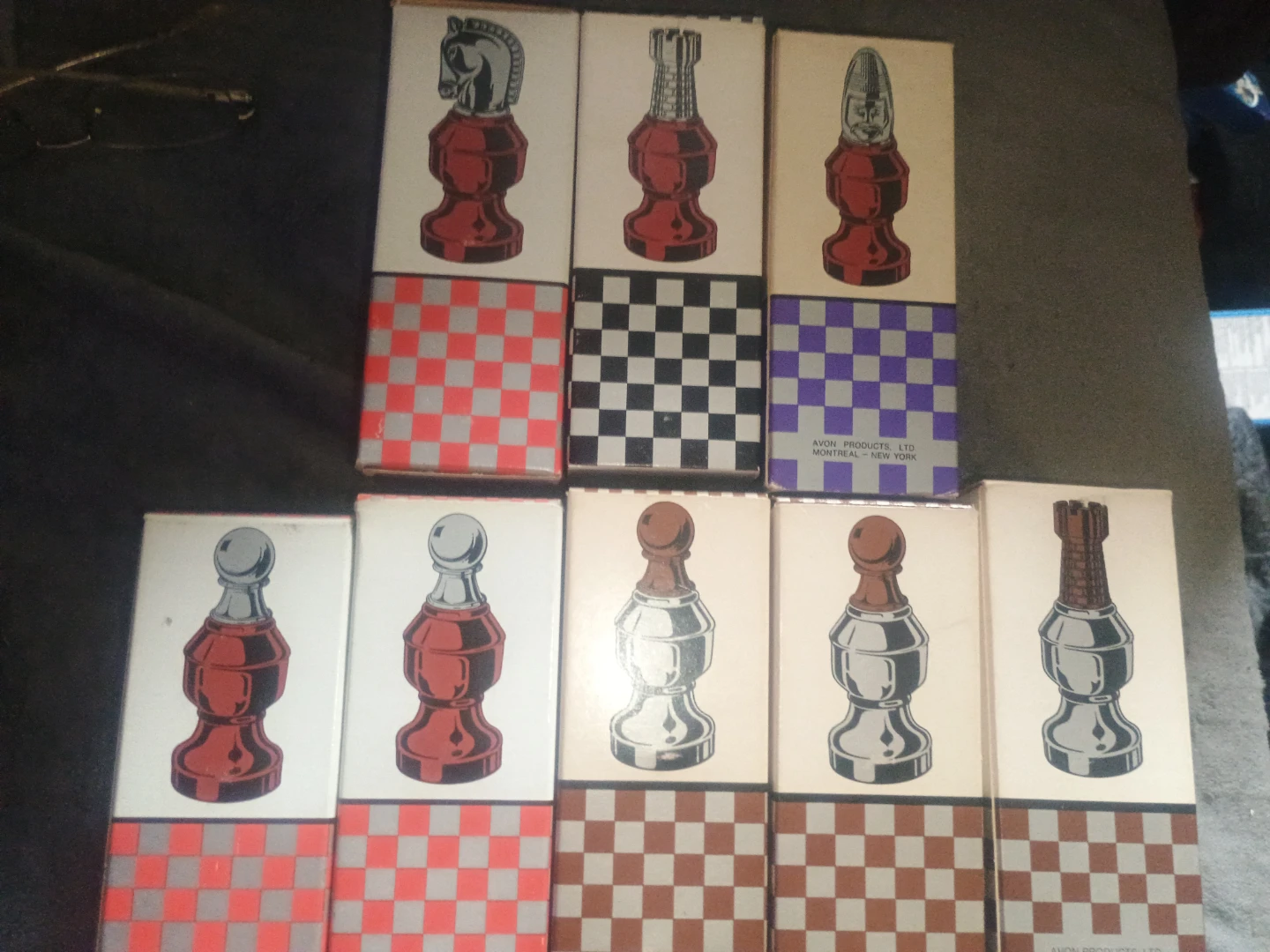 Assorted Chess Peice Aftershave