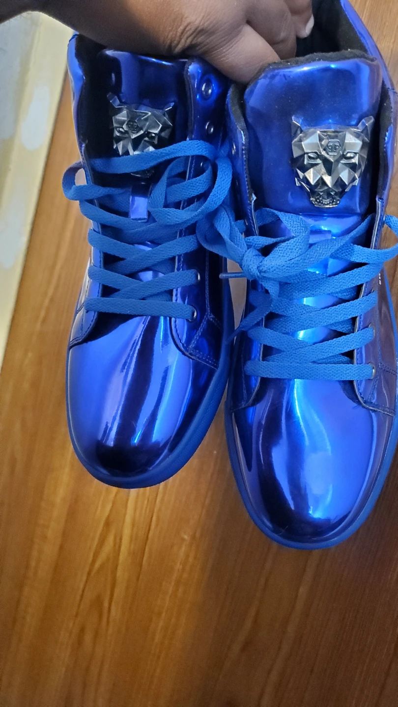 Blue High Top Sneakers - photo 3