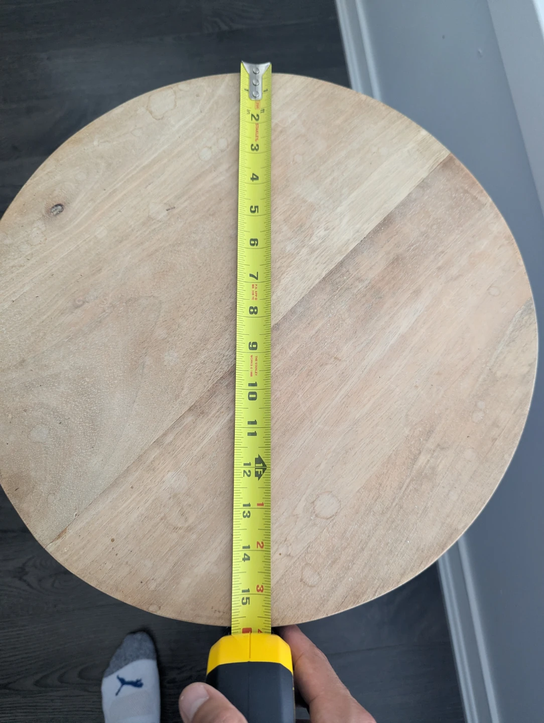 Adjustable Height Round Side Table - photo 4