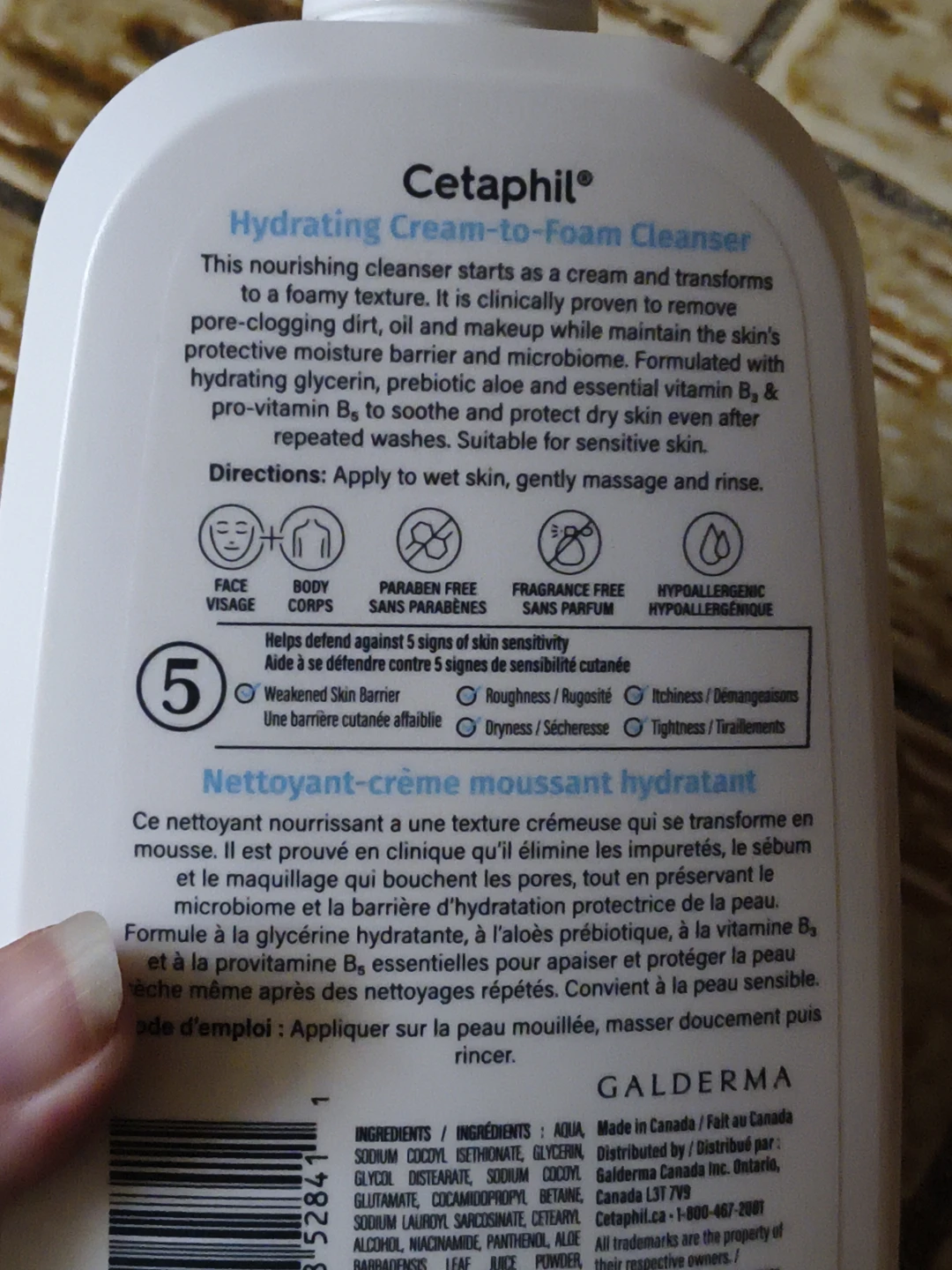 Cetaphil Hydrating Cream-to-Foam Cleanser - photo 4
