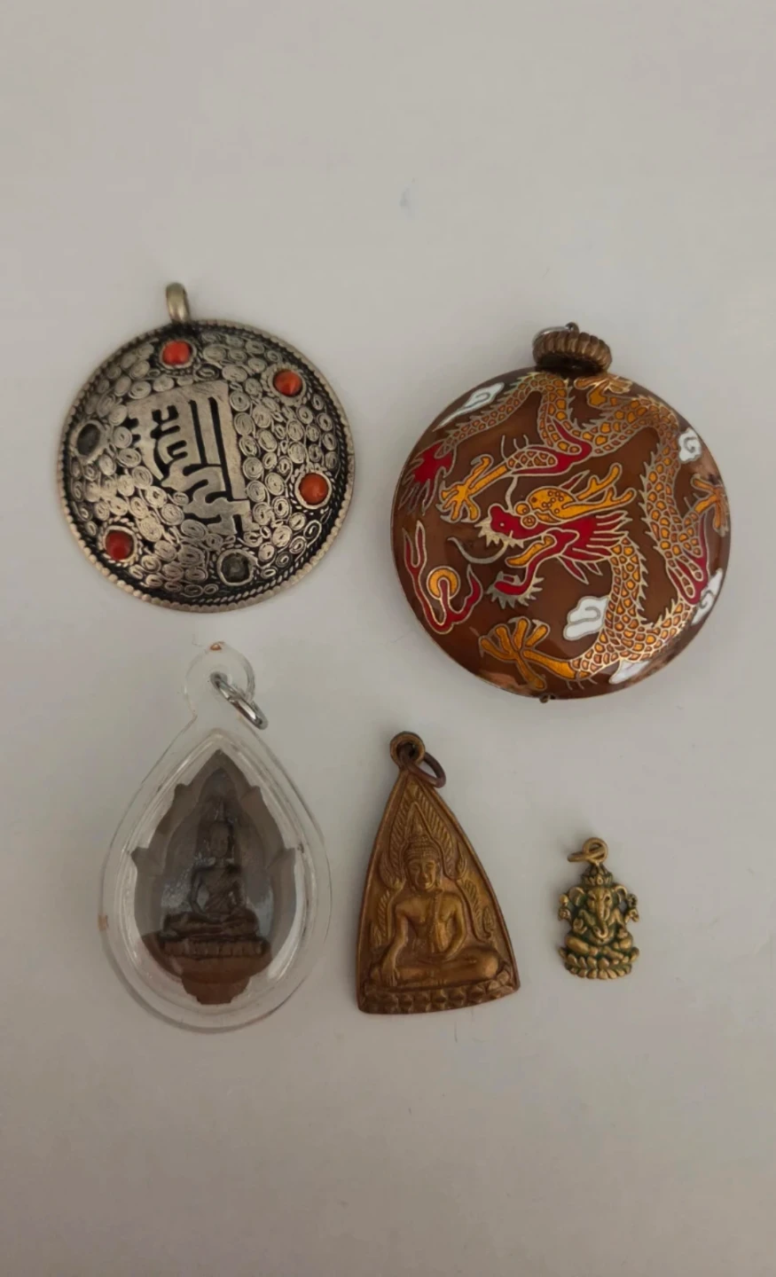Assian style Pendants and Charms Collection