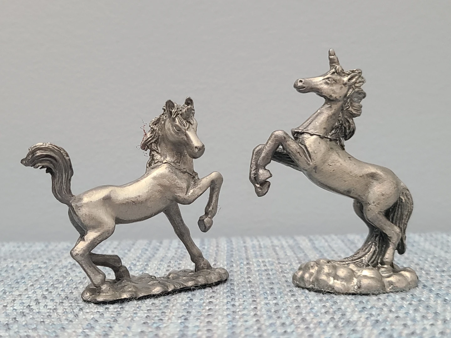 SIX Pewter Unicorn Figurine Collection - photo 2