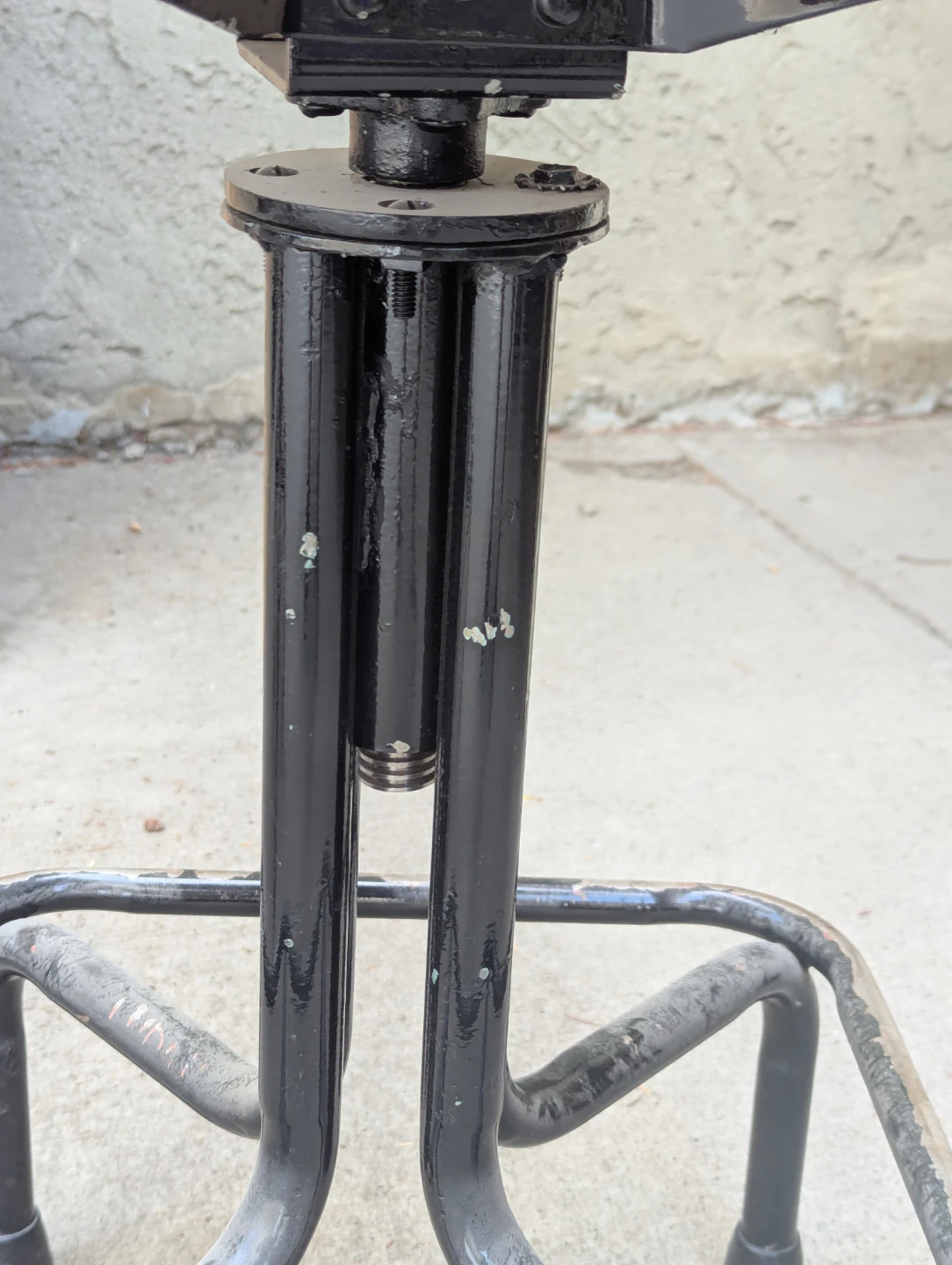 Pair of Steel Garage Workshop Stools - photo 2