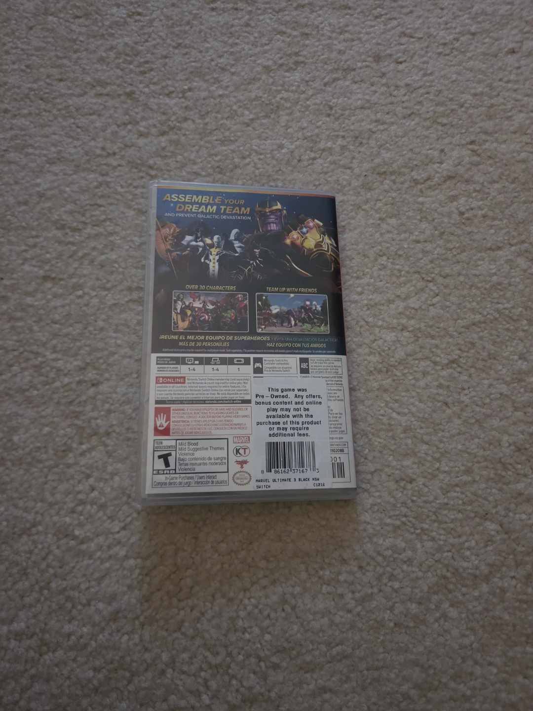 Nintendo Switch Marvel Ultimate Alliance 3: The Black Order Game - photo 5