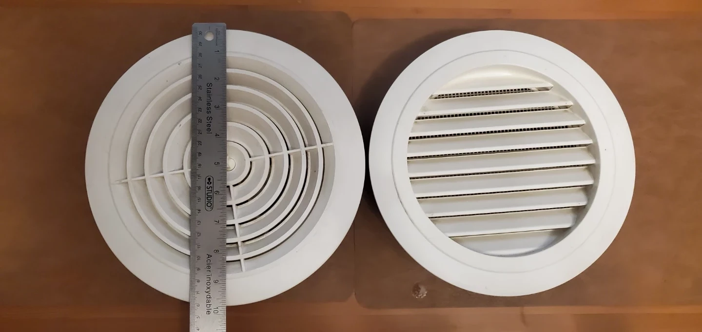 8 Inch Round Air Vent Grilles (2) - photo 4
