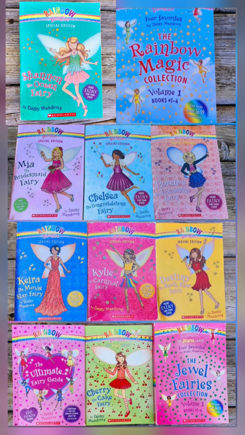 12 Rainbow Magic Fairies books- Special Editions, collections