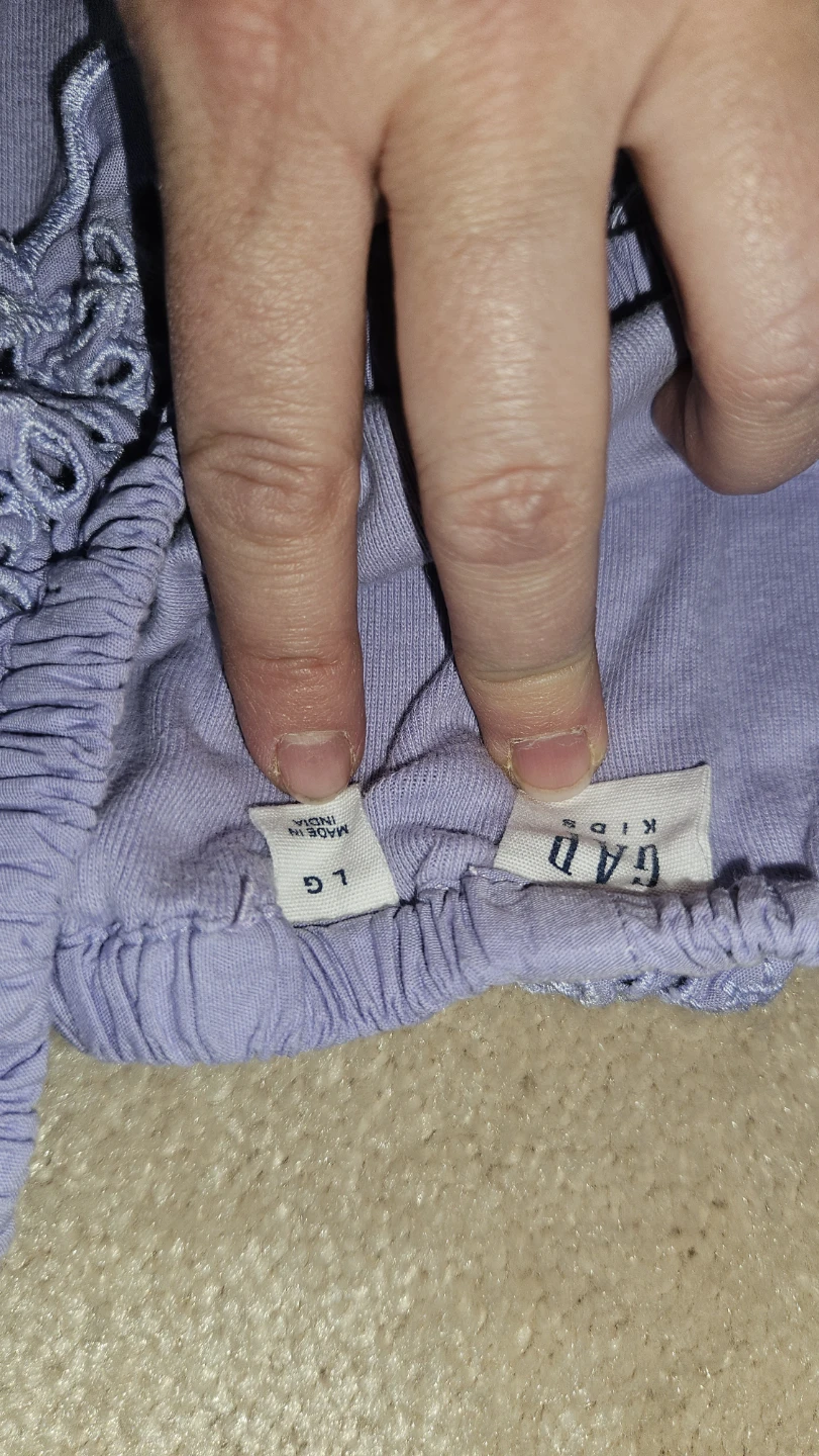 Gap Kids Lavender Eyelet Dress - photo 2