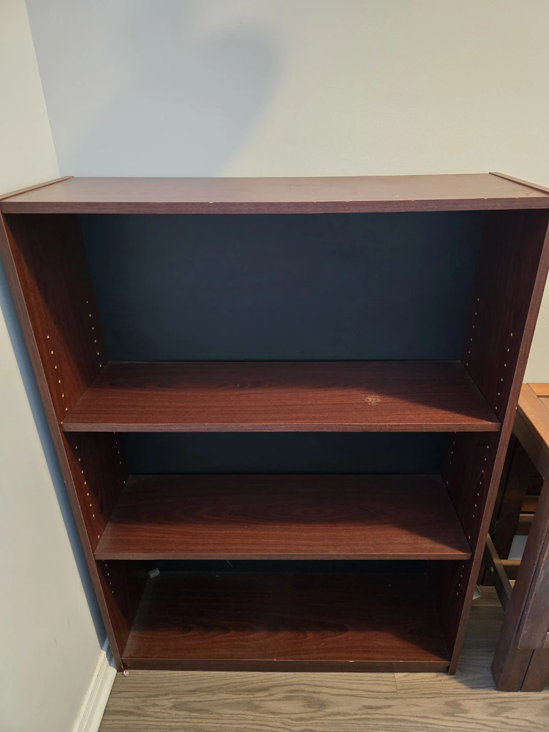 Wooden Folding Table and Shelf