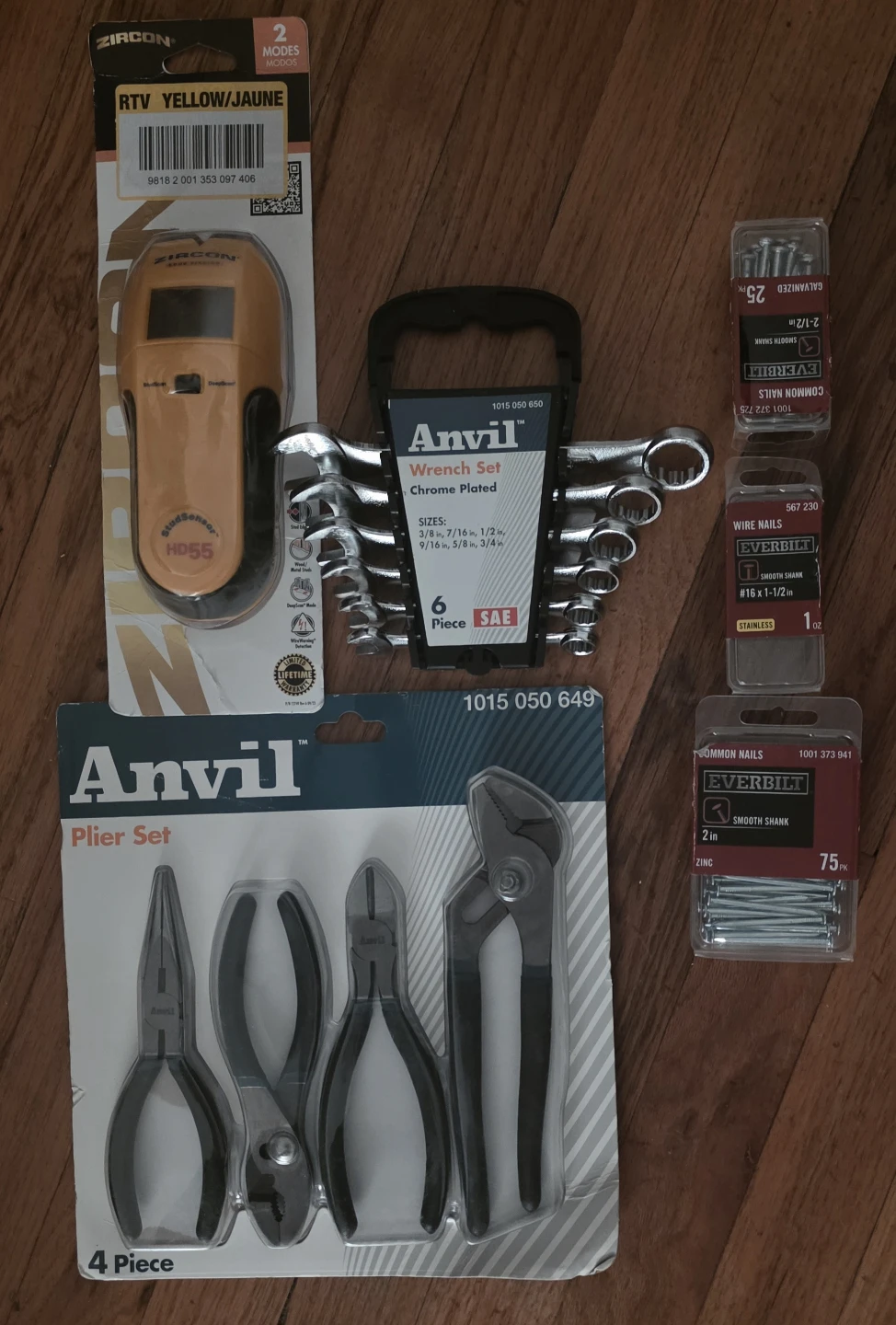 Anvil Wrench and Plier Set with Zircon Stud Finder - photo 2