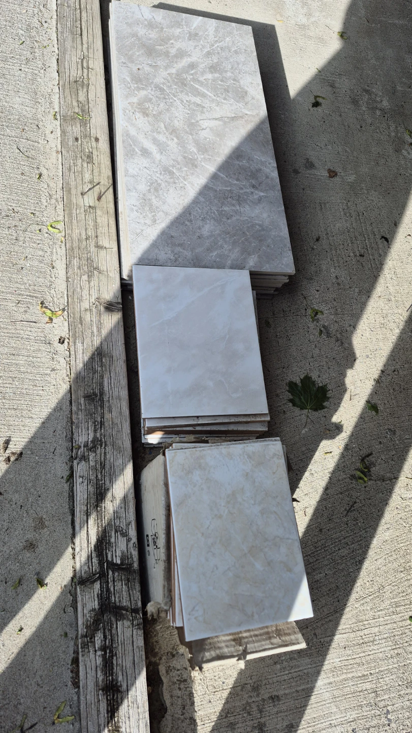 Marble Look Ceramic Tiles - Beige & Grey - photo 2