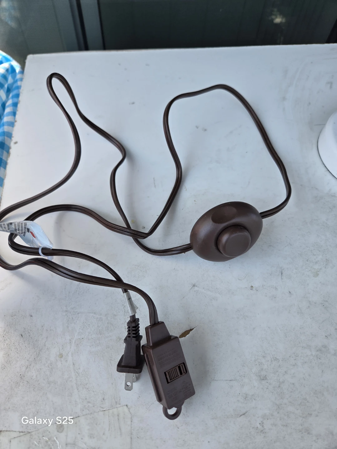 Floor Lamp Cord with In-line Switch
