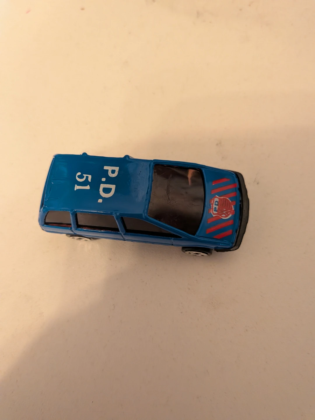 Blue P.D. 51 Toy Police Car - photo 2