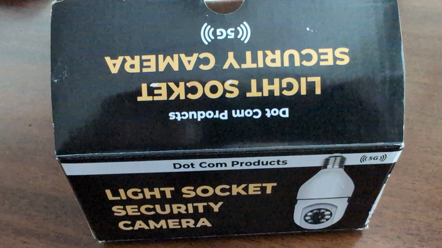 Dot Com Products Light Socket Security Camera