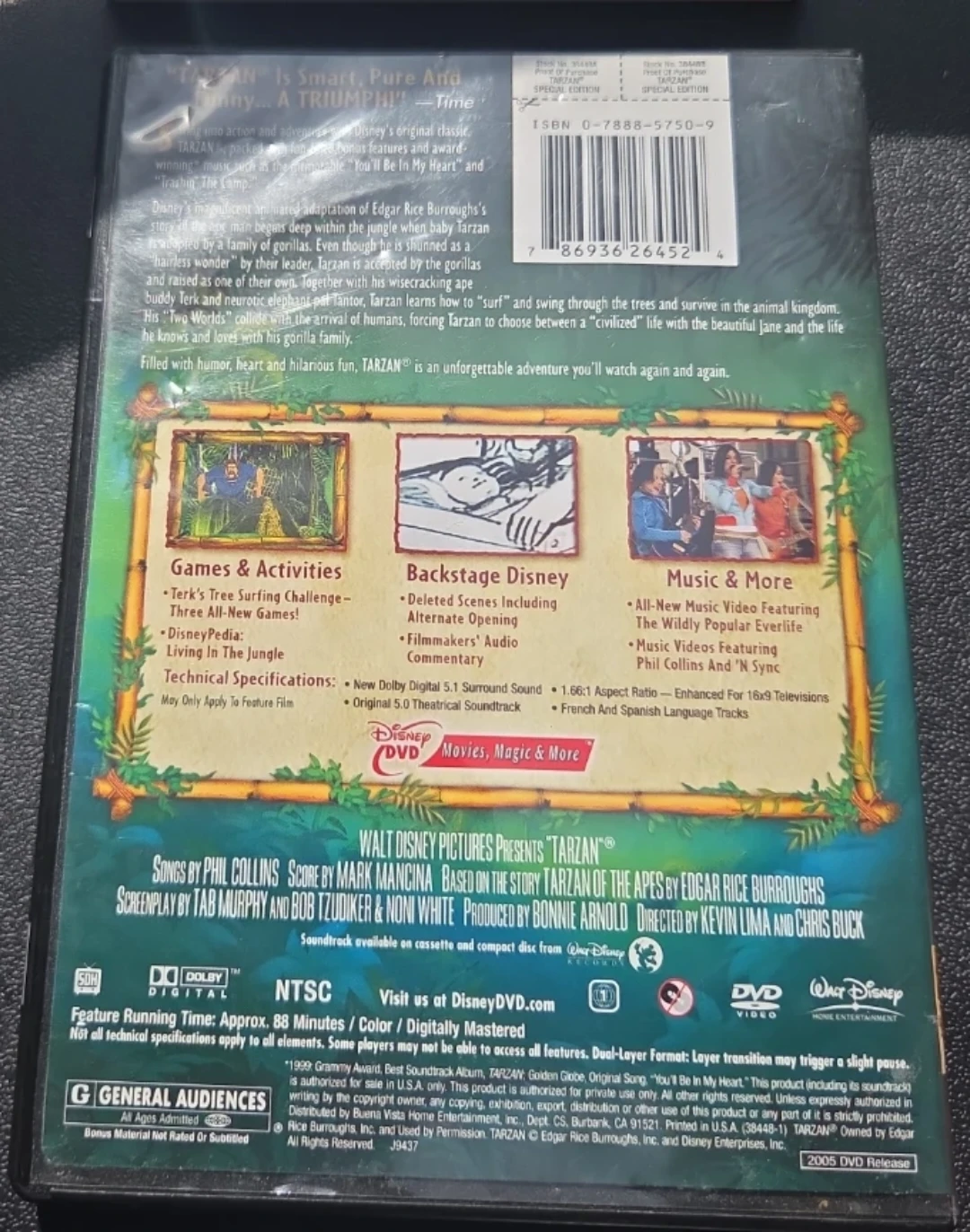 Disney's Tarzan Collection Special Edition DVD's - photo 5