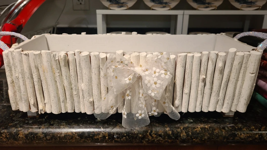 Home-made Decorative Basket with Handles