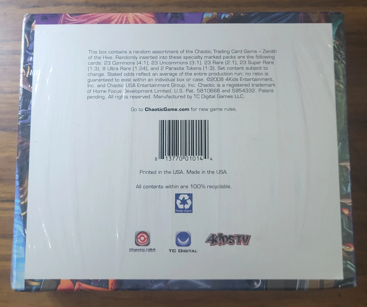Sealed Boxes of Chaotic Trading Card Game - photo 4