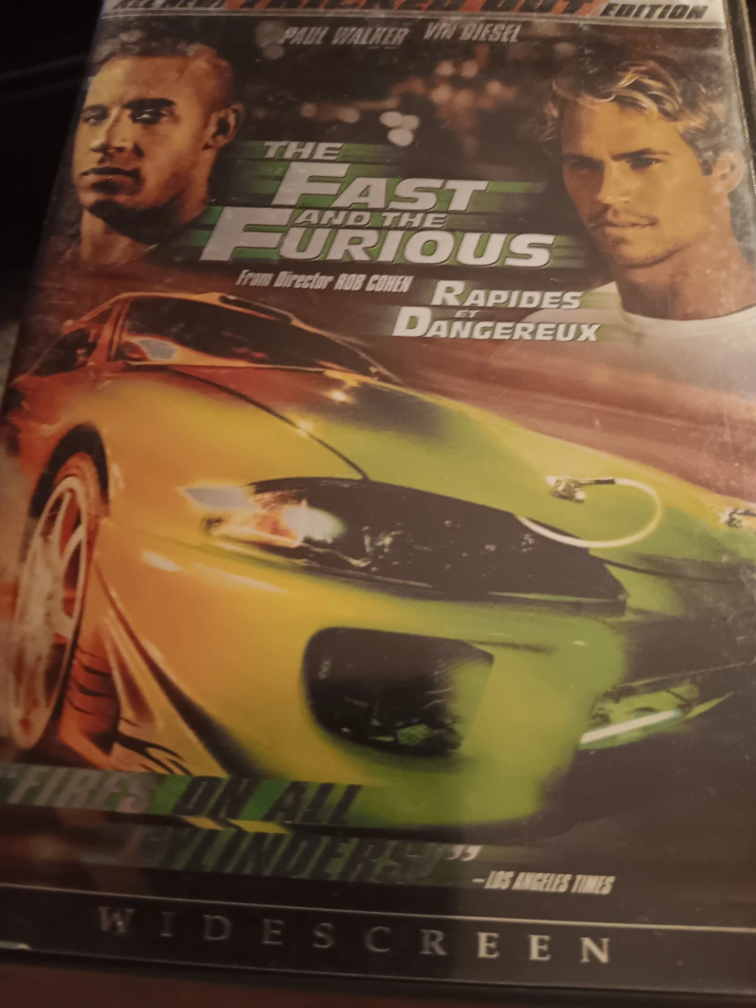 The Fast and the Furious DVD