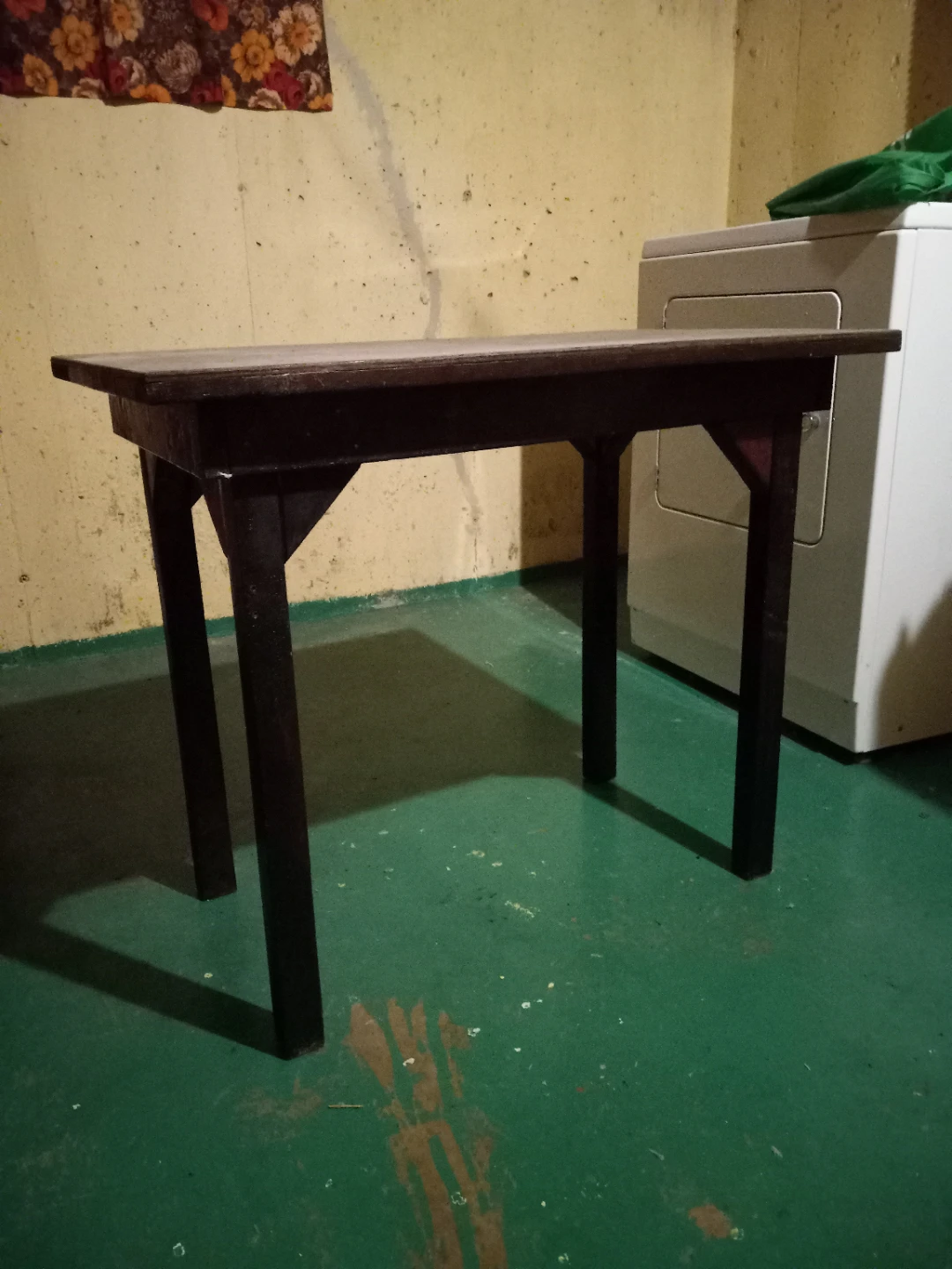 Antique wooden table with distressed finish - photo 3