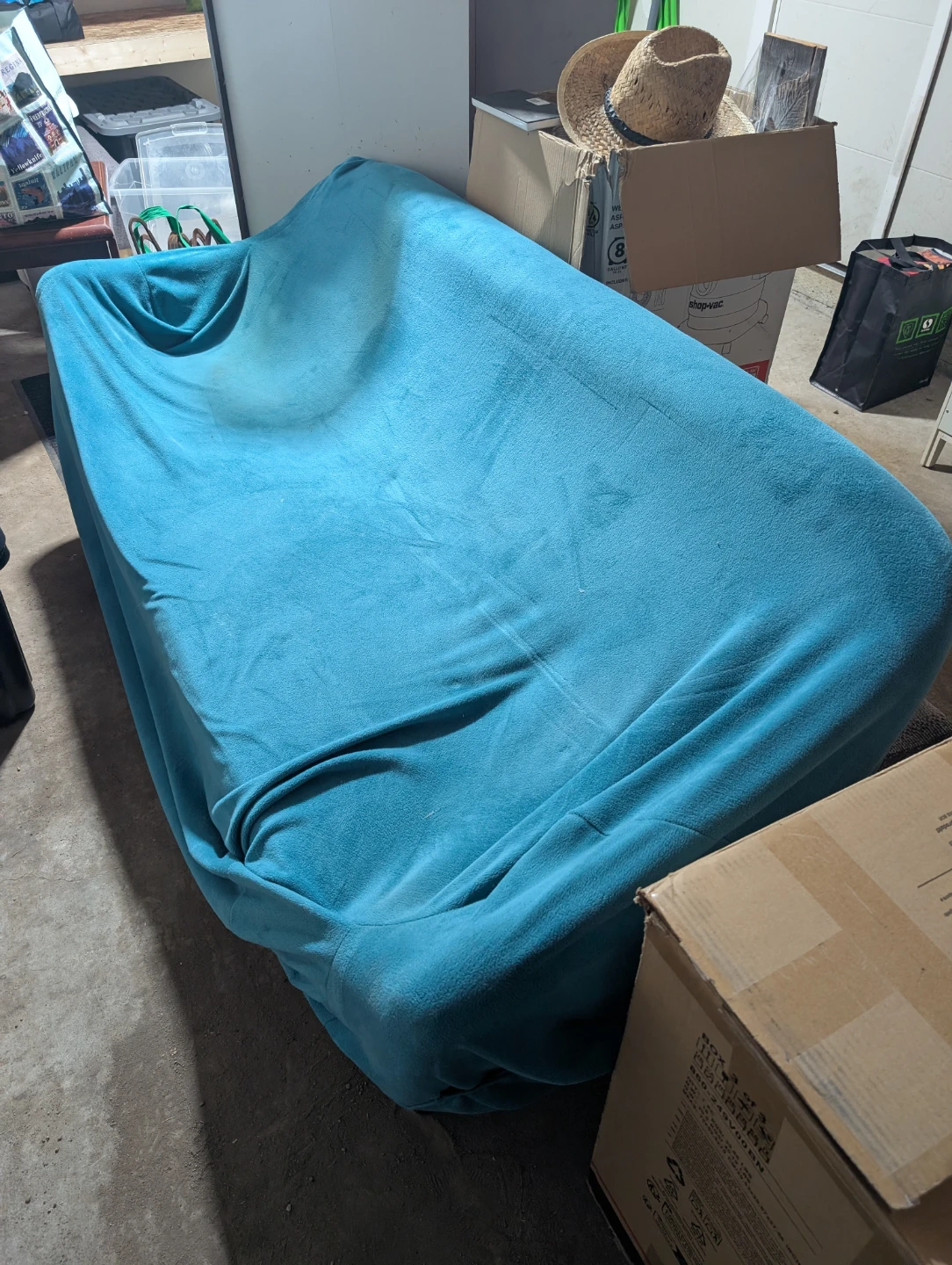 Blue 2-Seater Sofa - photo 3