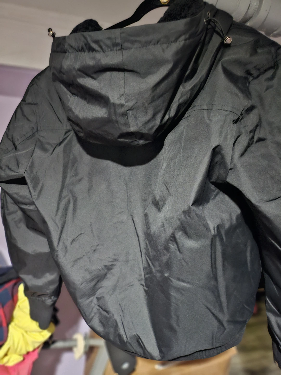 Spire by Galaxy Black Hooded Jacket - Medium - photo 5