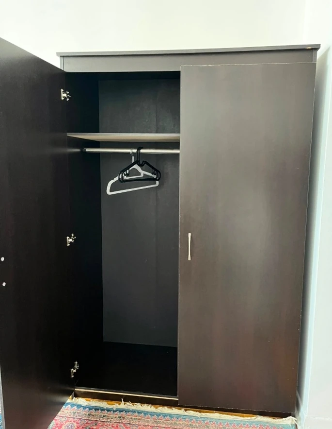Dark Brown Double Door Wardrobe - photo 3