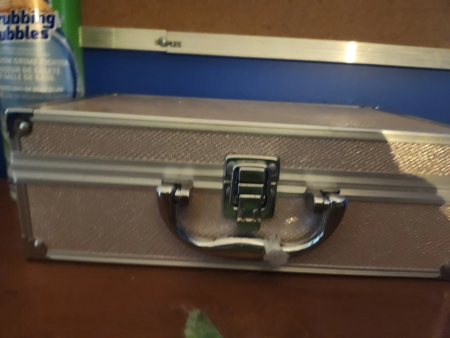 Rose Gold Sparkle Train Case