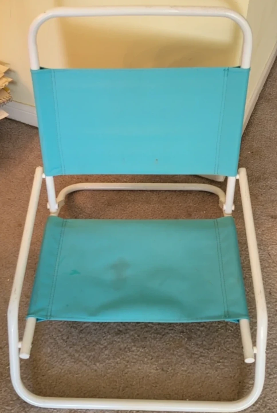 Turquoise Folding Low Beach Chair - photo 2