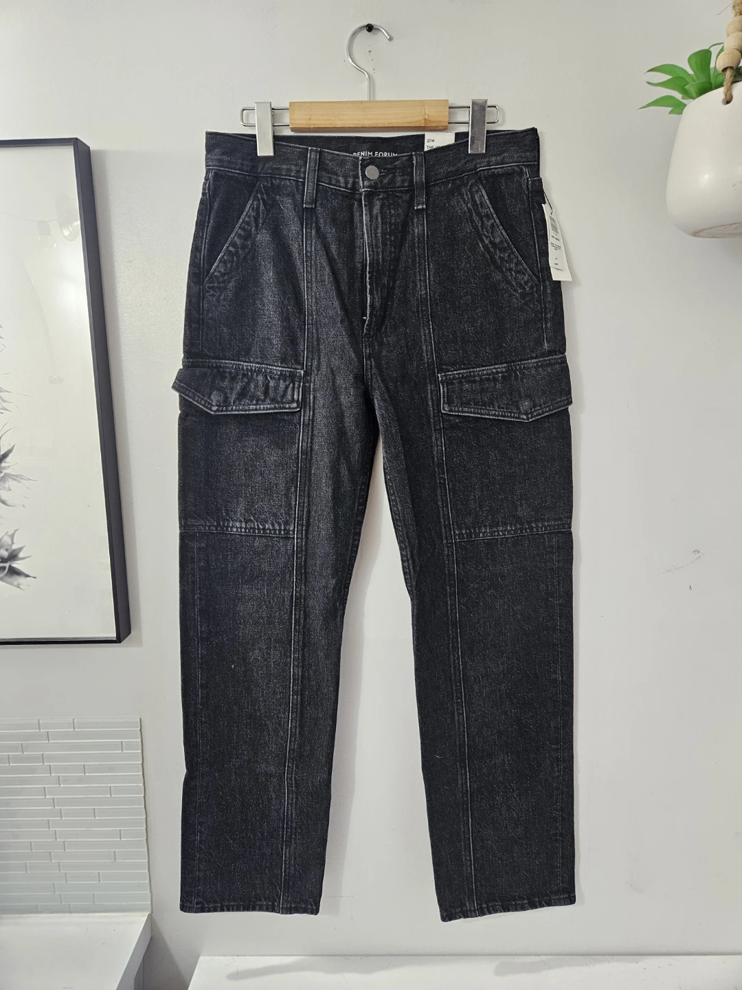 Denim Forum 90's cargo low rise slim jeans | size 27 - photo 2