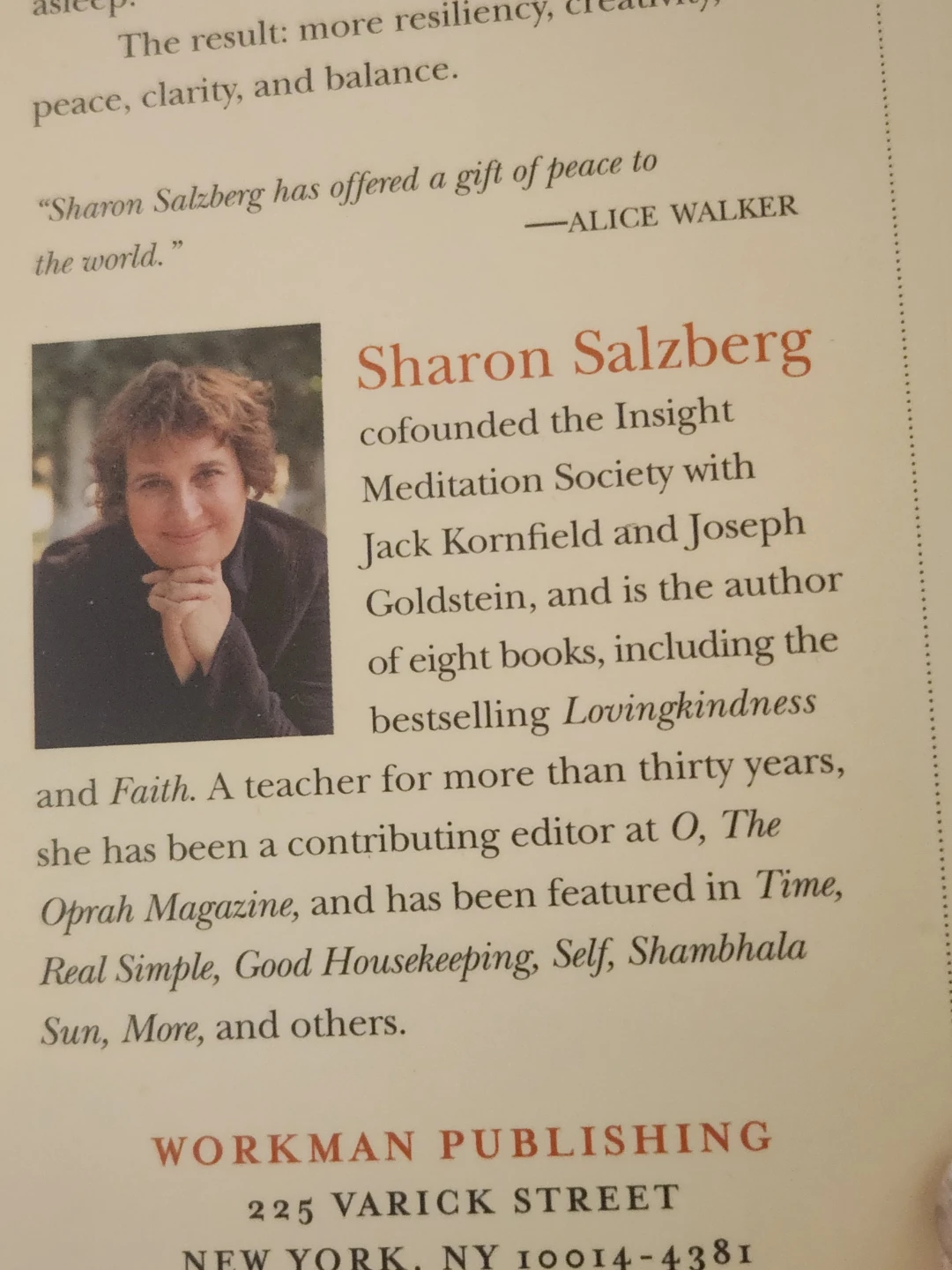Real Happiness: The Power of Meditation Book by Sharon Salzberg - photo 4