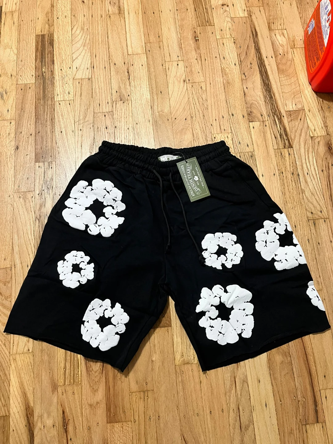 Supreme Goods Black Floral Shorts
