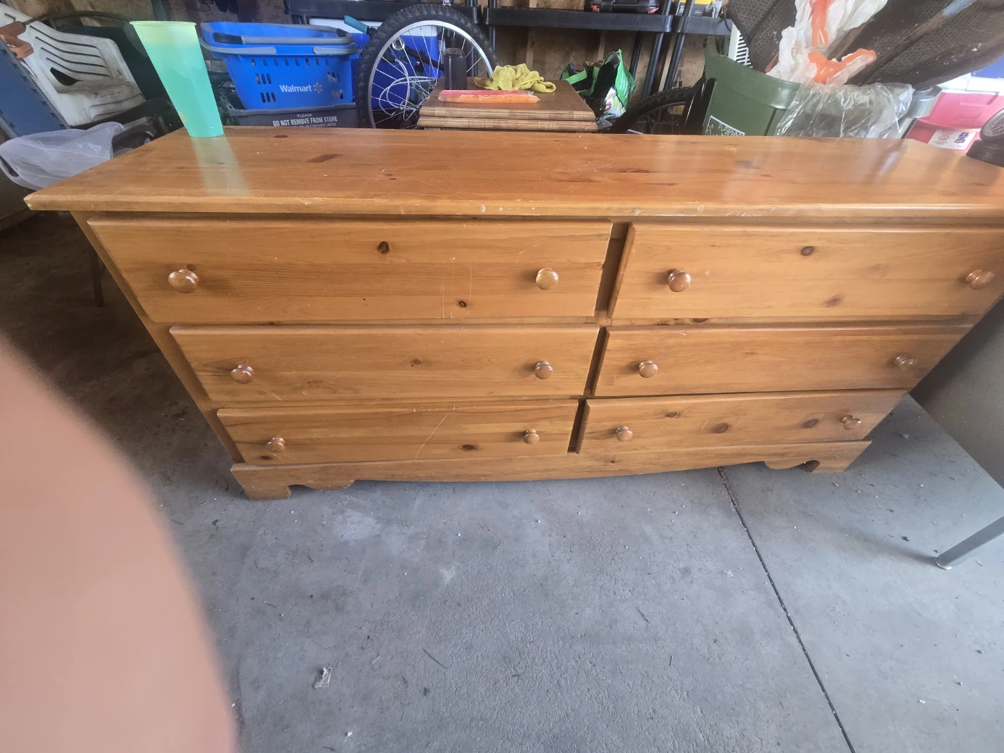 Wooden Dresser with 6 Drawers - photo 2