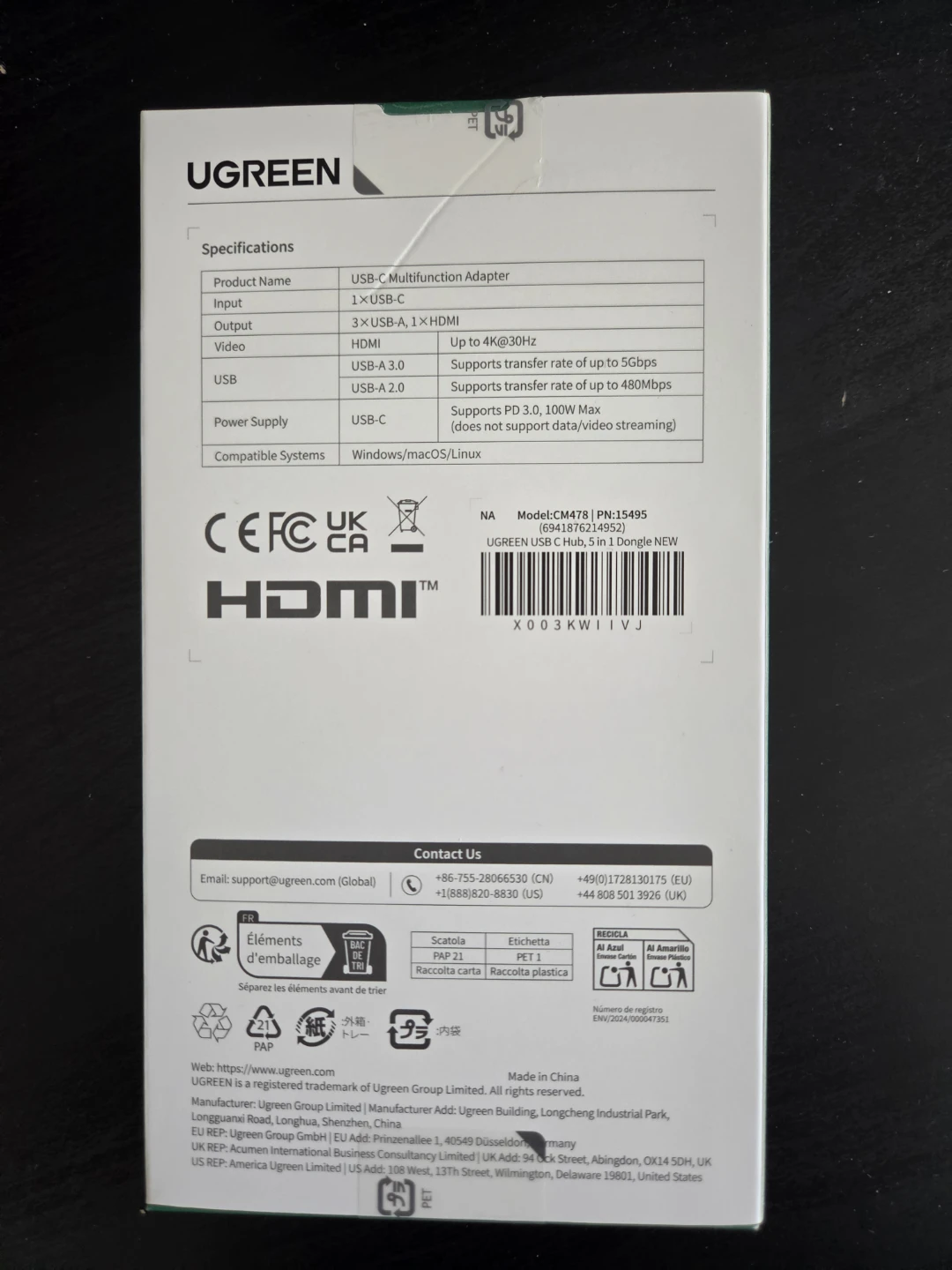USB-C Multifunction Hub Adapter - photo 2